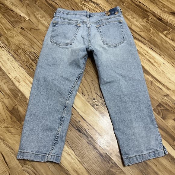 Women's LEVI STRAUSS Stretch Denim Pants Capris Size Misses 10 - Picture 2 of 13